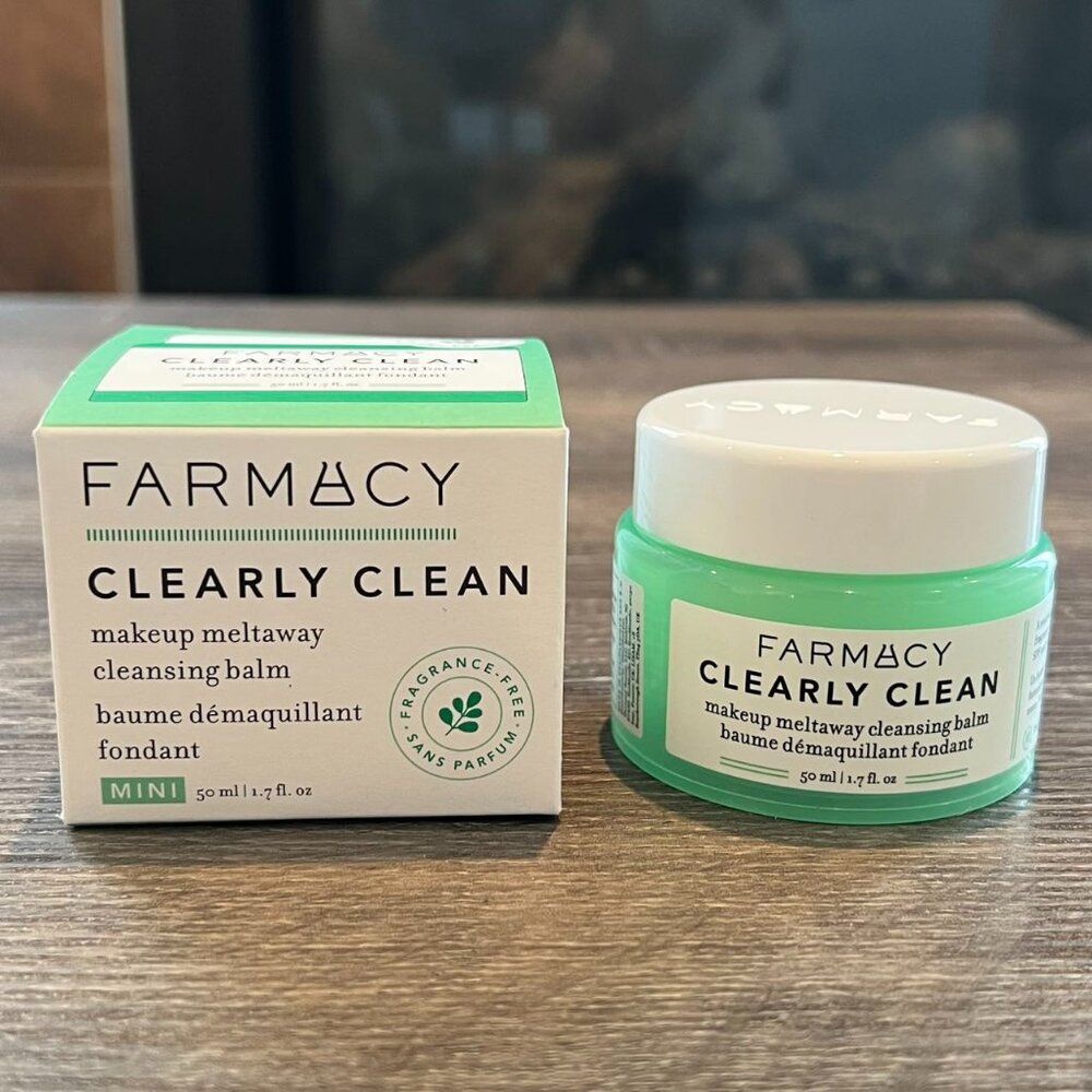 New Farmacy Clearly Clean Makeup Meltaway Cleansing Balm 50ml